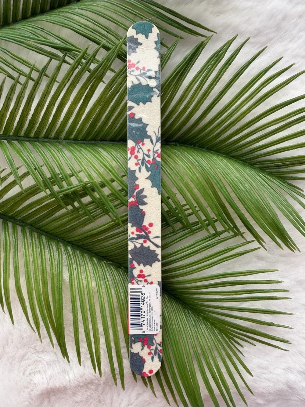 Vintage Sally Hansen La Cross Jumbo Elegant Emery Nail Board Washable